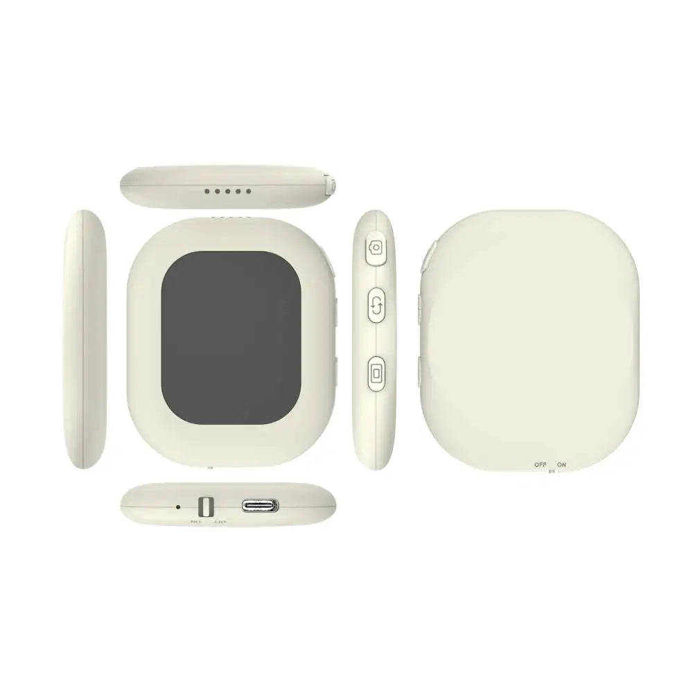 Wireless Magnetic Mini Selfie Monitor for Mobile Phones with Rear Camera and Bluetooth/WiFi Connectivity for Vlogging and Live Streaming