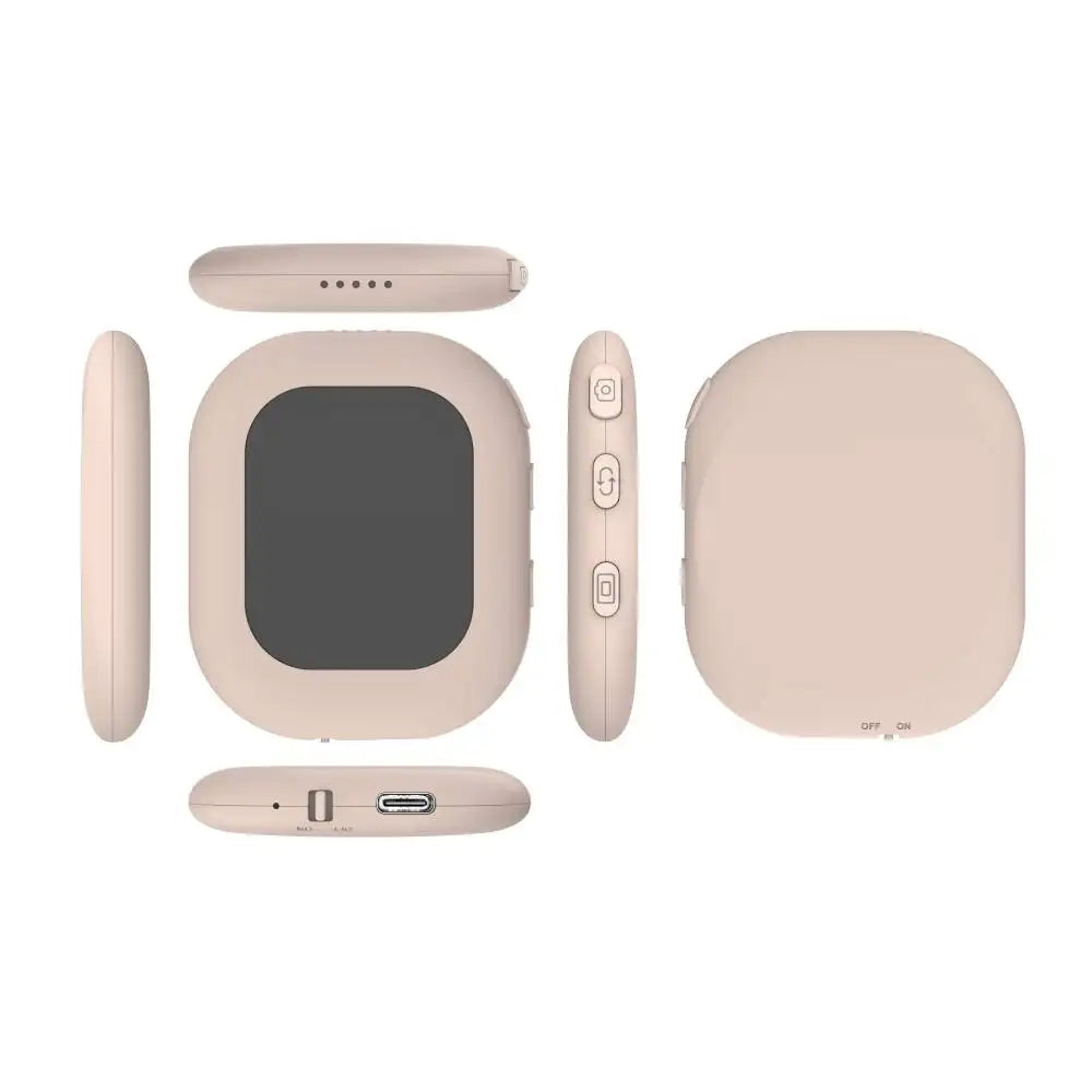 Wireless Magnetic Mini Selfie Monitor for Mobile Phones with Rear Camera and Bluetooth/WiFi Connectivity for Vlogging and Live Streaming