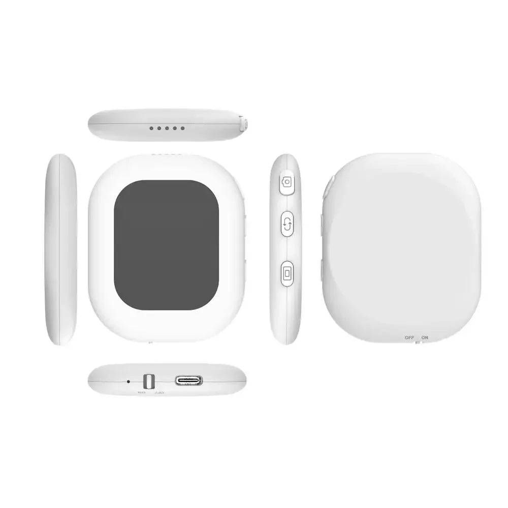 Wireless Magnetic Mini Selfie Monitor for Mobile Phones with Rear Camera and Bluetooth/WiFi Connectivity for Vlogging and Live Streaming